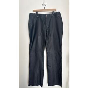 Metrostyle VINTAGE Genuine 100% Leather Fully Lined Pants Size 16T